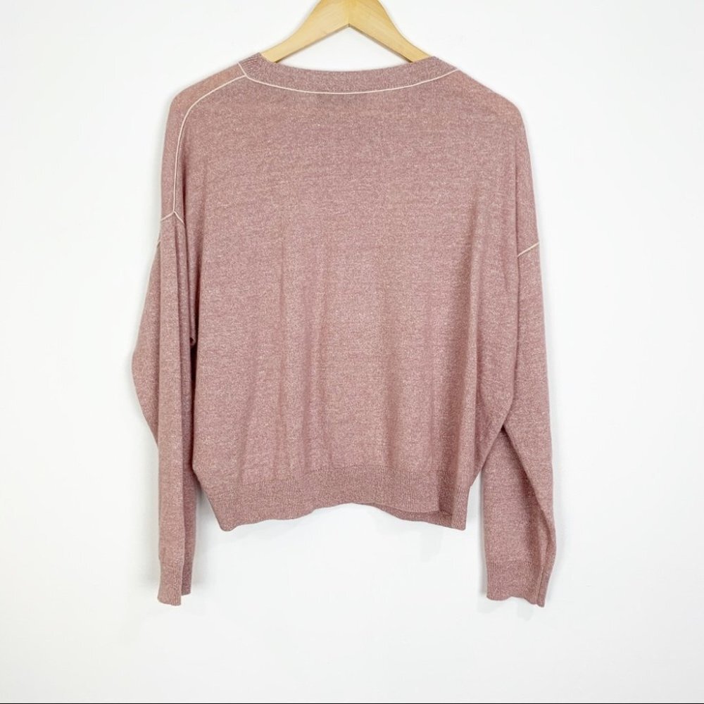 Theory Pink Wool & Cashmere Sweater Size M - Picture 3 of 6